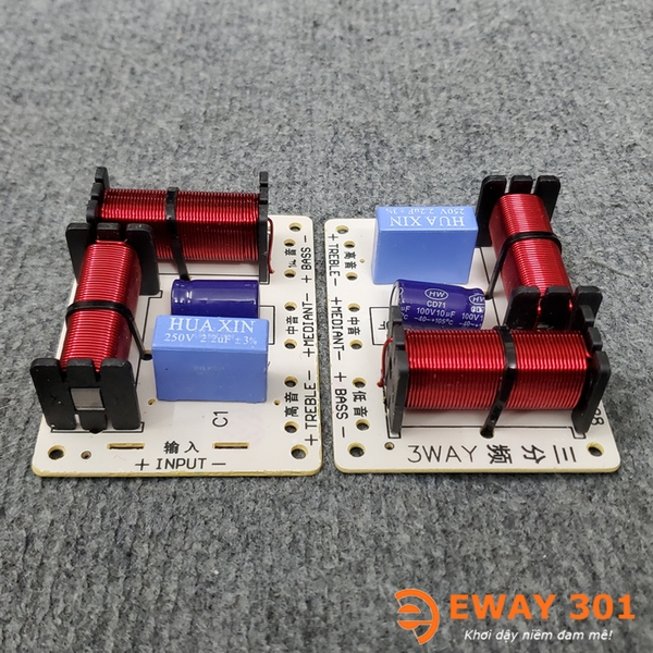 Mạch Phân Tần Loa 3 Đường Tiếng HX-328 - Dùng 1 Bass 1 Mid 1 Treble
