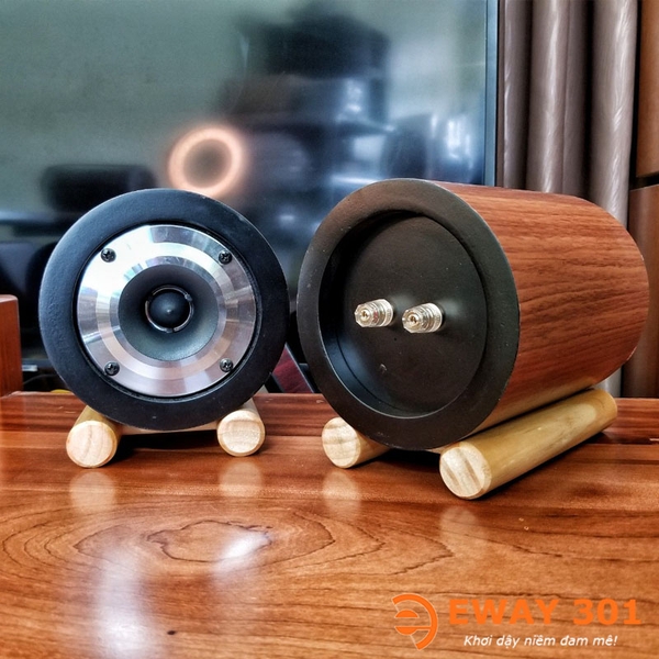Cặp Loa Treble Pioneer P8802 Lắp Vỏ Gỗ Hình Trụ