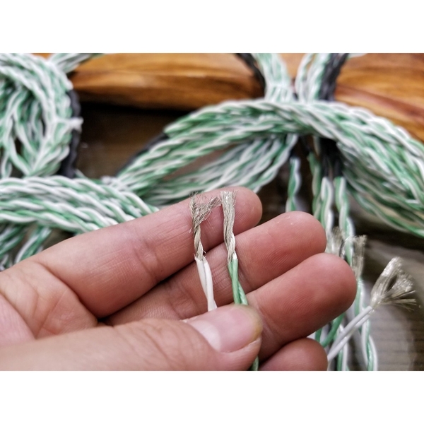 Bộ Dây Loa Quân Sự Đồng Mạ Bạc Tết 4 Lõi (Bộ 2.5m - 2 vế 5m)