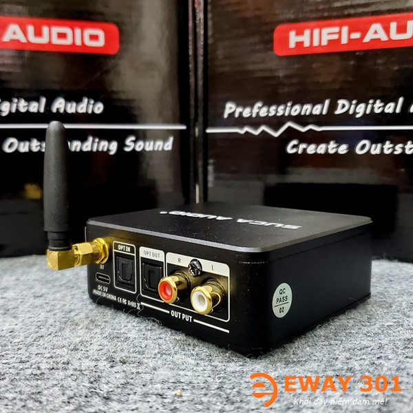 Đầu Giải Mã Âm Thanh Suca Audio DAC V1 Pro - 24Bit/192kHz Bluetooth 5.0