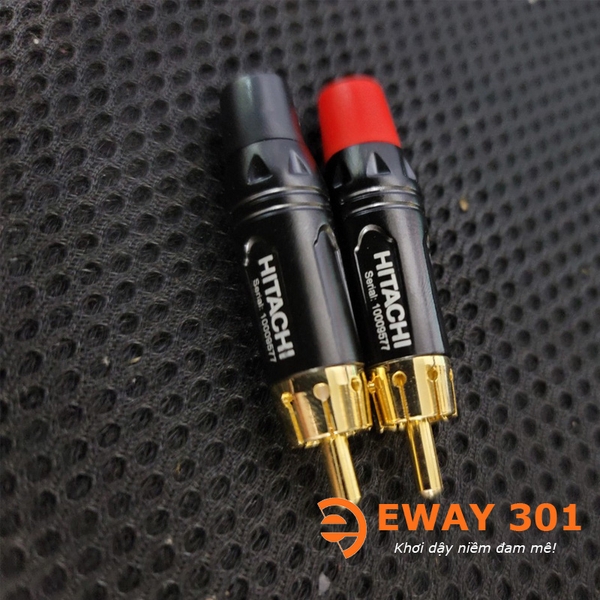 Cặp đầu AV đỏ đen Hitachi