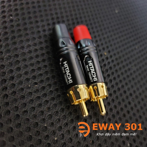 Cặp đầu AV đỏ đen Hitachi