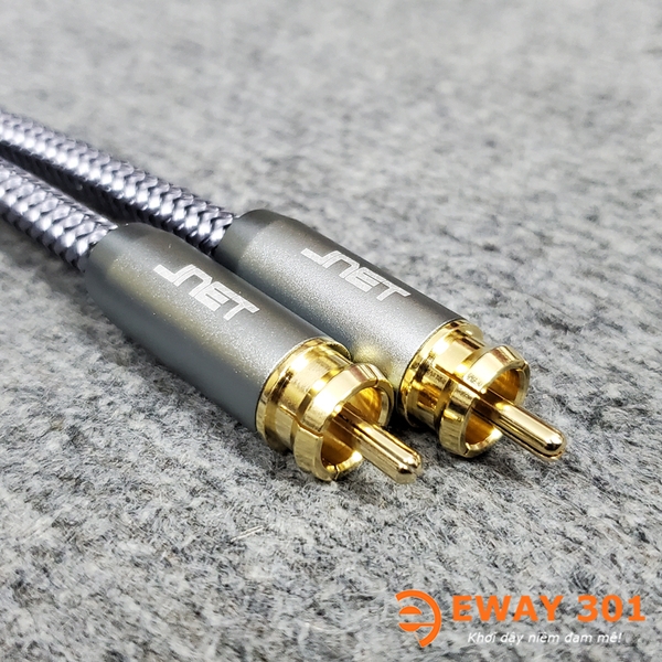 Bộ Dây AV (RCA) Chính Hãng Jnet Chống Nhiễu 1 Chiều - Dài 1m