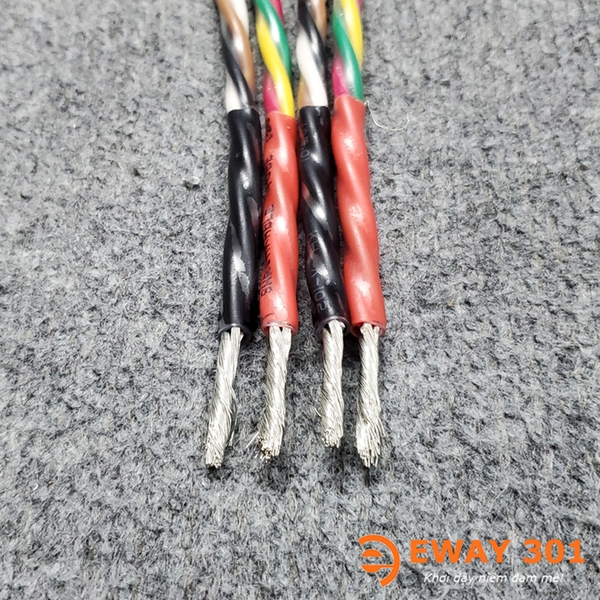 Bộ Dây Loa Proterial Bãi Nhật Bản 6 Lõi Đồng Mạ Bạc - Bộ 2,5m