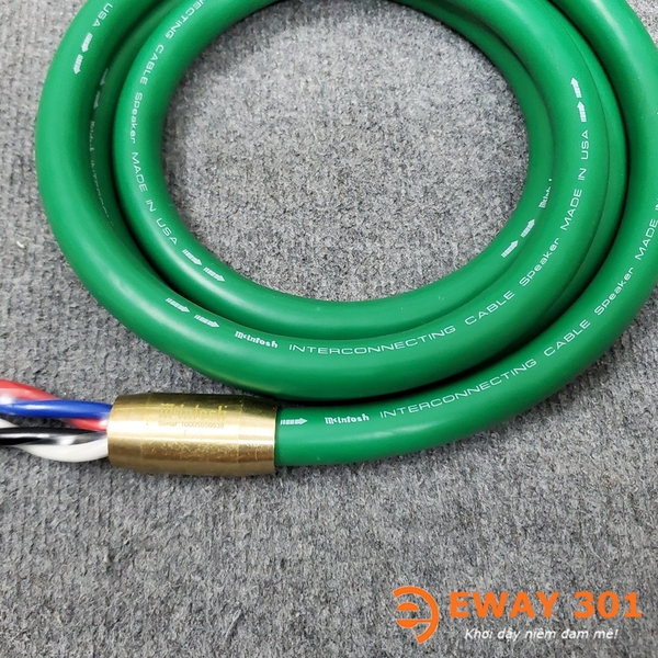 Bộ Dây Loa Mcintosh Full Jack Bắp Chuối Carbon Chặn Đồng - Dài 2,5m