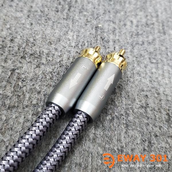 Bộ Dây AV (RCA) Chính Hãng Jnet Chống Nhiễu 1 Chiều - Dài 1m
