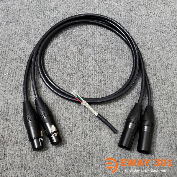 Bộ Dây Canon Đực Cái Hitachi - Dây Balanced Bãi Nhật