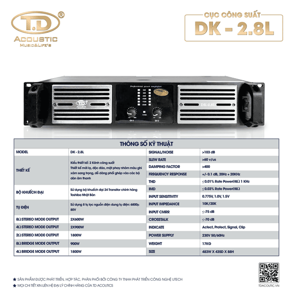 Cục Công Suất TD DK-2.8L