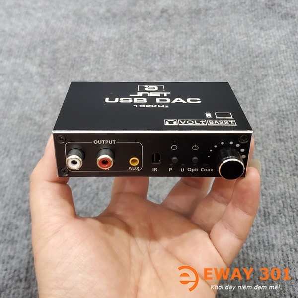 Giải Mã Âm Thanh JNET DAC DA500U Giải Mã Cổng Optical, Coaxial, PC USB