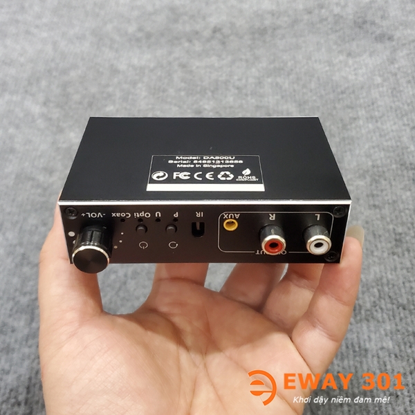 Giải Mã Âm Thanh JNET DAC DA500U Giải Mã Cổng Optical, Coaxial, PC USB