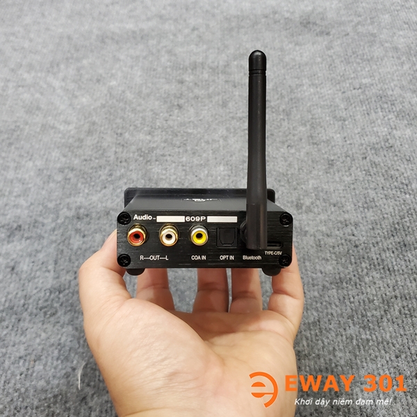 Bộ Giải Mã Âm Thanh JNET DAC DA609P - Bluetooth 5.1 Đọc USB Có Remote