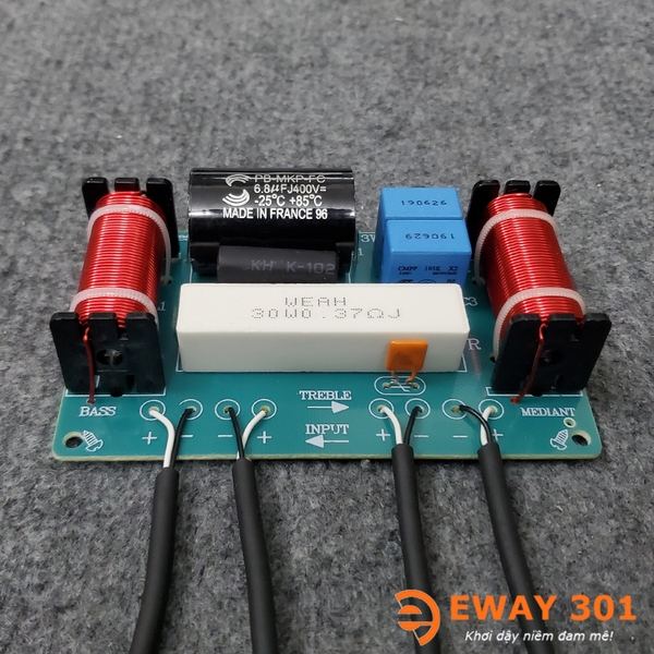 Bộ Mạch Phân Tần Loa 3 Đường Tiếng JNET Có Sẵn Dây Chờ