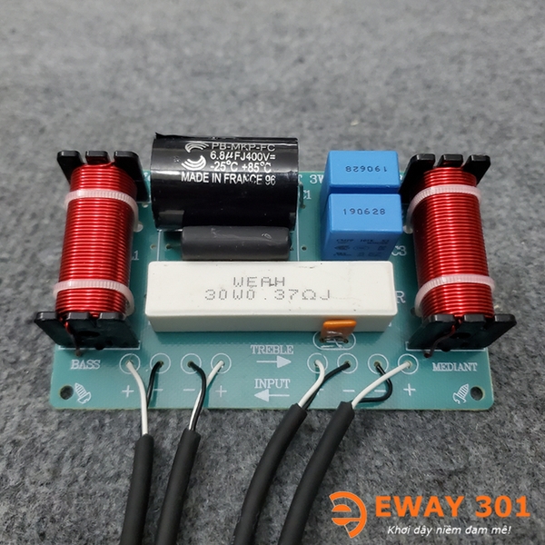 Bộ Mạch Phân Tần Loa 3 Đường Tiếng JNET Có Sẵn Dây Chờ