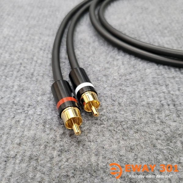 Cặp Dây AV/RCA Đồng Trục Monster Cable Siêu Chống Nhiễu Lõi Đồng Xịn