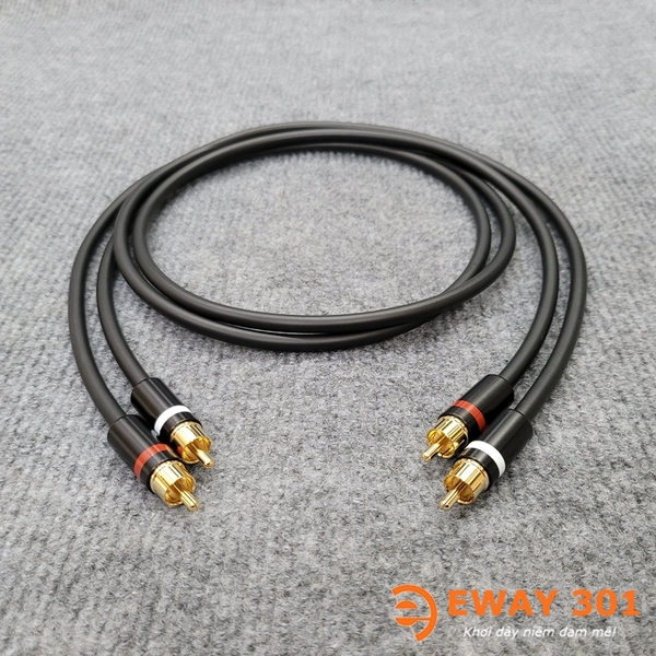 Cặp Dây AV/RCA Đồng Trục Monster Cable Siêu Chống Nhiễu Lõi Đồng Xịn
