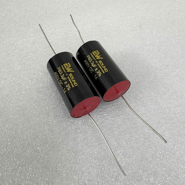 Tụ Audio EW SOUND PB 3.3uF - 400VDC, Tụ dành cho loa Treble (1 đôi)