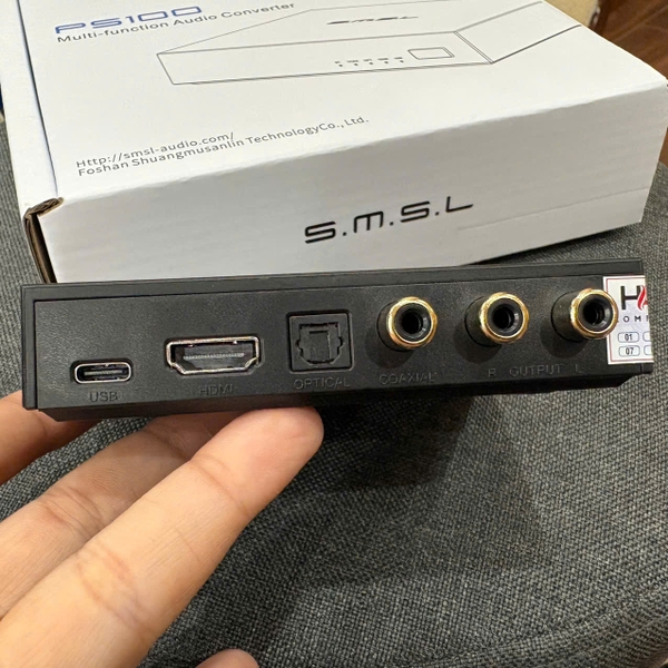 Đầu giải mã DAC S.M.S.L PS100 - Có cổng HDMI, Optical, Bluetooth - Giải mã 24bit, 192kHz