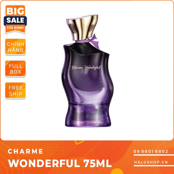 nước hoa charme wonderful 75ml chính hãng dành cho nữ  giá rẻ