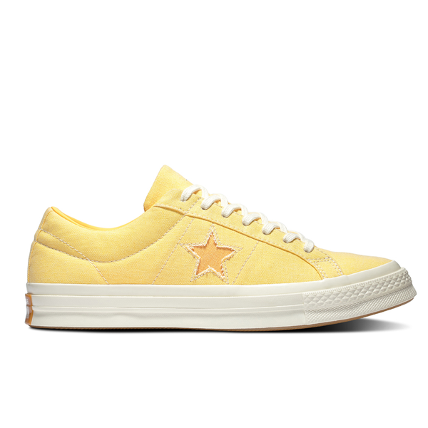 Gi y Converse One Star Sunbaked Butter Yellow Men Shoes Low