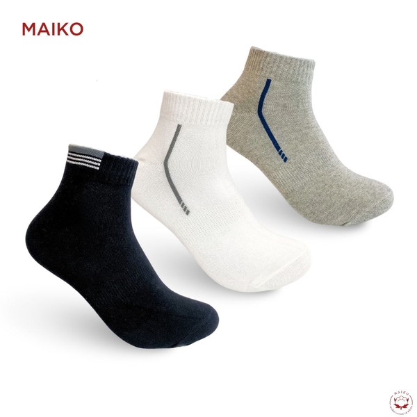 Tất Cổ Trung Cao Cấp Cotton Kháng Khuẩn Khử Mùi Thấm Hút Mồ Hôi PKTN025