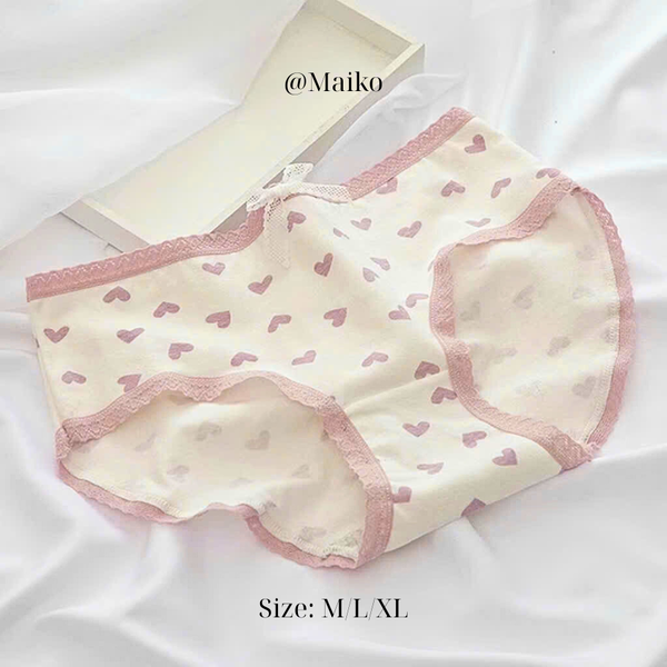 [ƯU ĐÃI] Quần lót teen cotton họa tiết nhí thấm hút mồ hôi A2426