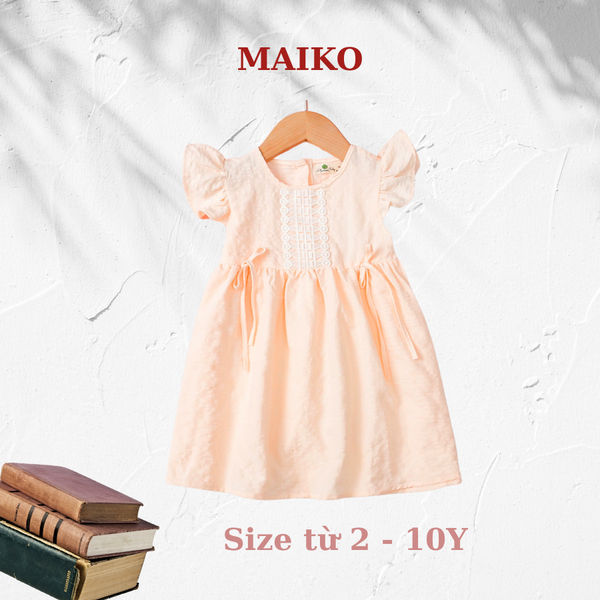 Váy xốp đũi cánh tiên Bé gái từ 2-10 tuổi - VT02947