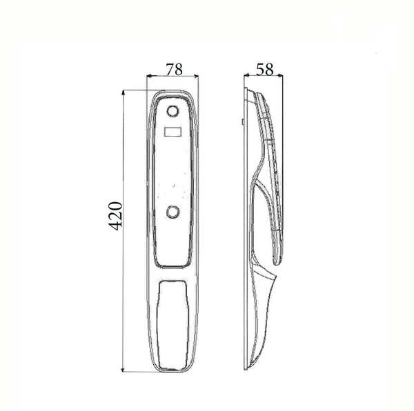 Khóa Thông Minh Tự Động - Màn Hình Chuông | SL898 GC