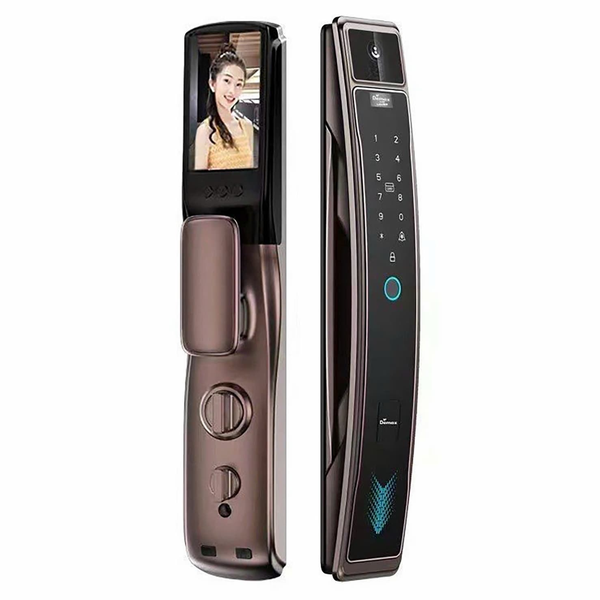 Khóa Thông Minh Tự Động - Màn Hình Chuông | SL818 AC Loại Có Remote