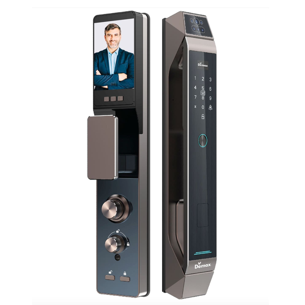 Khóa Thông Minh Nhận Diện Khuôn Mặt Face ID - 3D | EL968 BROWN CNC