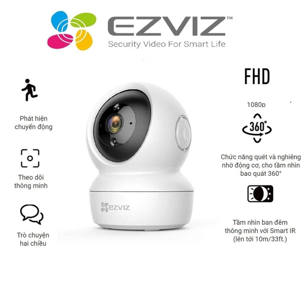 Camera IP hồng ngoại Wifi Ezviz C6N 1080p 2MP