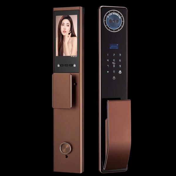 Khóa Thông Minh Nhận Diện Khuôn Mặt Face ID - 3D | EL-C910CB CNC Loại Có Remote