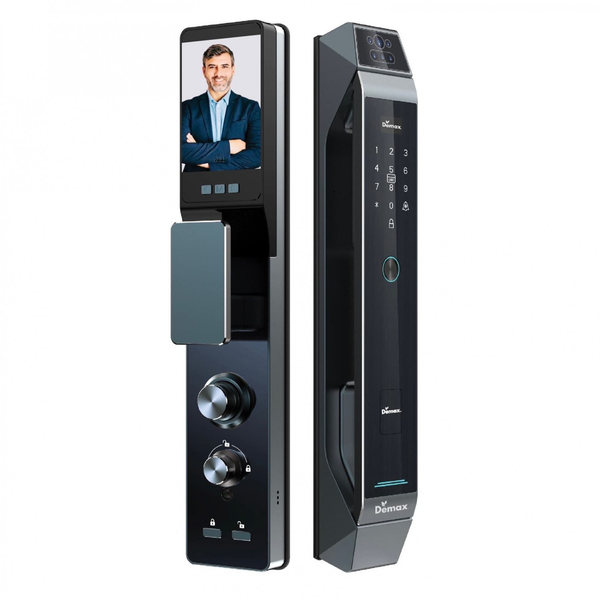 Khóa Thông Minh Nhận Diện Khuôn Mặt Face ID - 3D | EL968 GREY CNC