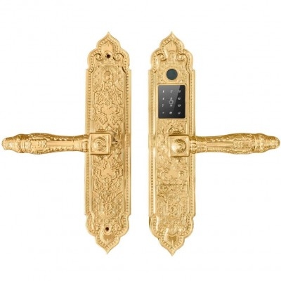 Khóa Biệt Thự Tân Cổ Điển- Dùng Cho Cửa Phòng | EL350 24K GOLD Loại Wifi App