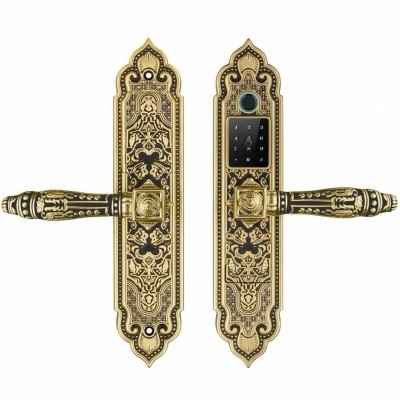 Khóa Biệt Thự Tân Cổ Điển- Dùng Cho Cửa Phòng | EL350 EUROPEAN GOLD Loại Wifi App