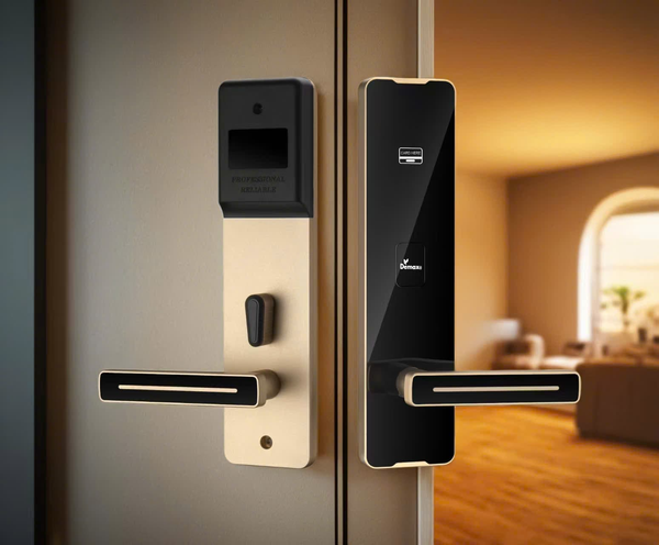 Khóa Khách Sạn Tích Hợp Đầu Đọc Thẻ | HEL606MG CNC