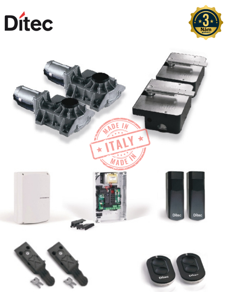 Bộ Động Cơ Cổng Âm Sàn Ditec CUBIC 6H 24V