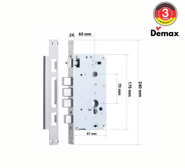 Khóa Thông Minh Tự Động - Màn Hình Chuông | SL828 AC Loại Không Remote