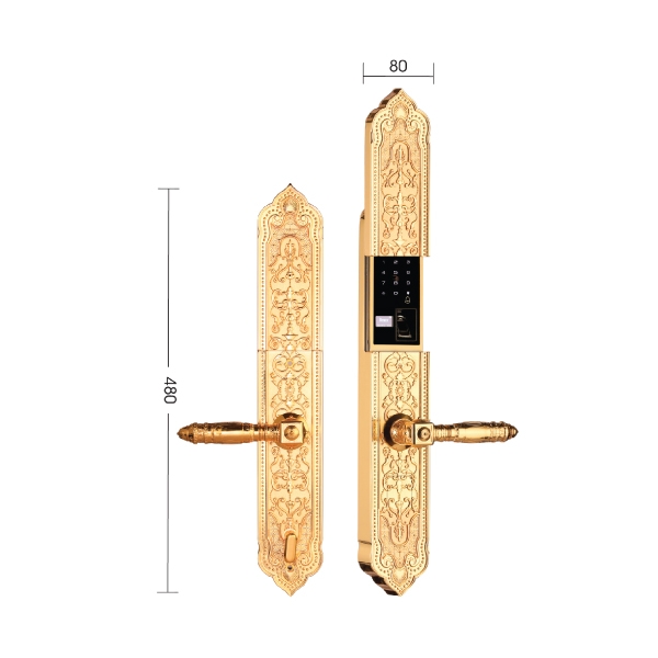 Khóa Biệt Thự Tân Cổ Điển | EL8862 Gold Loại Wifi App