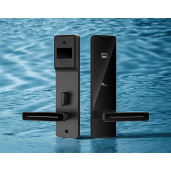 Khóa Khách Sạn Tích Hợp Đầu Đọc Thẻ | HEL606BL CNC