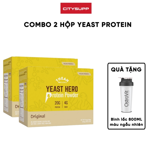 Combo 2 Hộp Yeast Hero Protein Originals