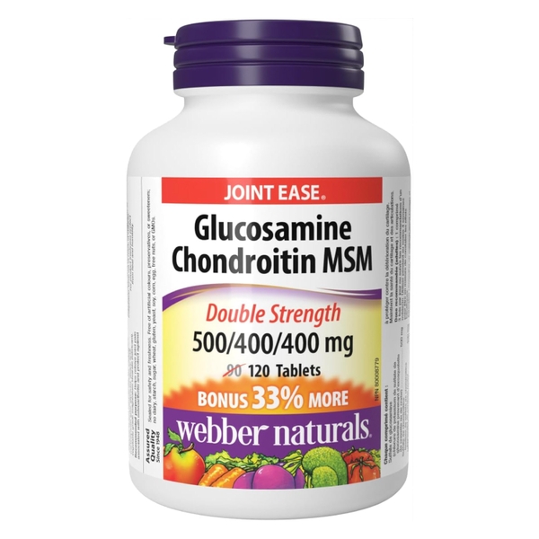 Webber Glucosamine Chondroitin MSM 500/400/400mg (120 viên)