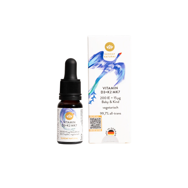 Vitamin D3 K2 MK7 200IU/15µg Baby & Kind (Lanolin) L/10ml