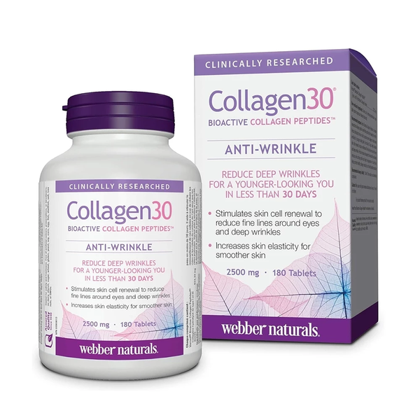 Webber Collagen 30 2500mg Bioactive Collagen Peptides (180 viên)