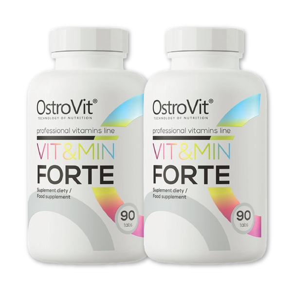 Combo 2 hộp Viên uống vitamin tổng hợp OstroVit Vit&Min FORTE (90 viên)