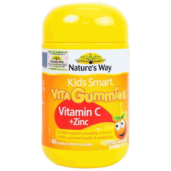 Nature's Way Vita Gummies Vitamin C+ Zn 60 viên