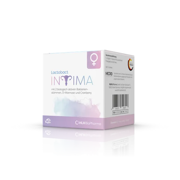 Lactobact Intima 60 viên - Bổ sung lợi khuẩn, D-mannose, Việt quất