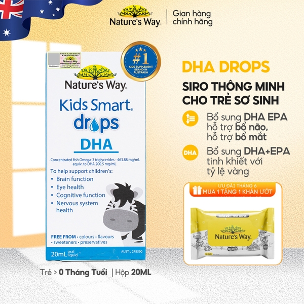 Nature's Way Kids Smart Drops DHA 20ml