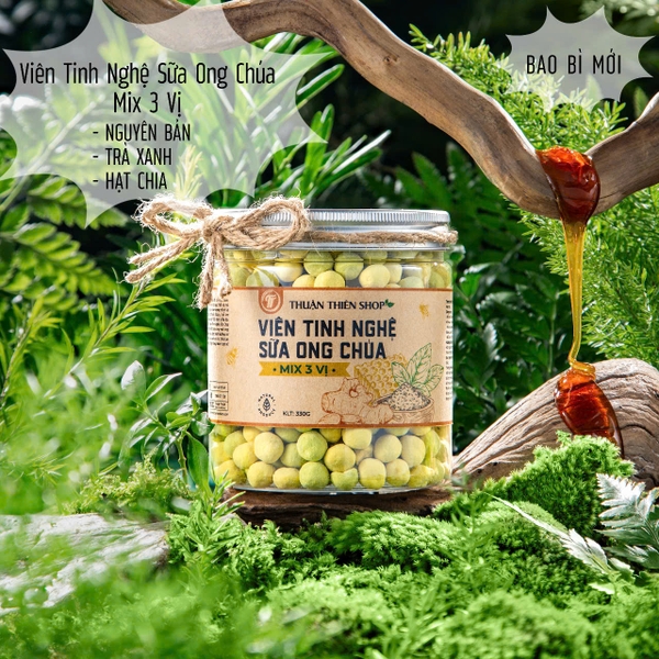 VIÊN TINH NGHỆ SỮA ONG CHÚA MIX 3 vị 