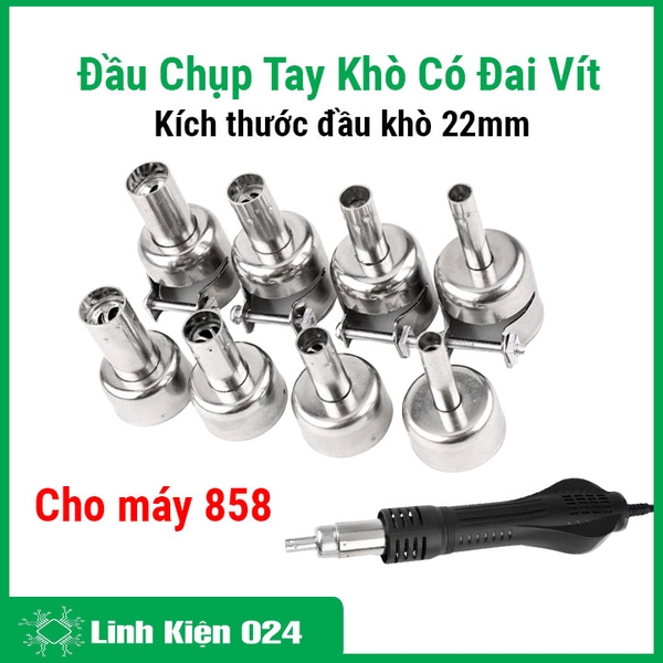 Đầu Chụp Tay Khò Có Đai Vít 3mm/4mm/5mm/6mm/7mm/8mm/10mm