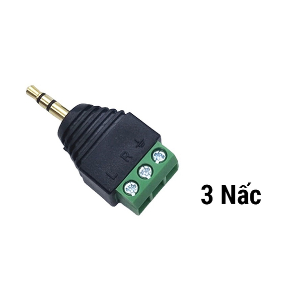 Jack Audio Tín Hiệu Kết Nối 3 Dây Đơn Giản Không Cần Hàn